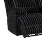 Ashley Rhines Falls Power Reclining Loveseat in Onyx, , large