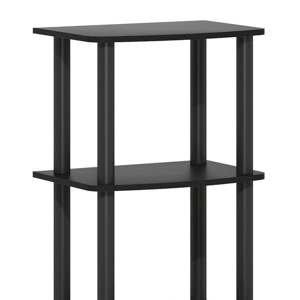 HOMLUX 3-Tier Standing Bookshelf with Storage Cabinet in Blackwood and Black, , large