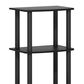 HOMLUX 3-Tier Standing Bookshelf with Storage Cabinet in Blackwood and Black, , large