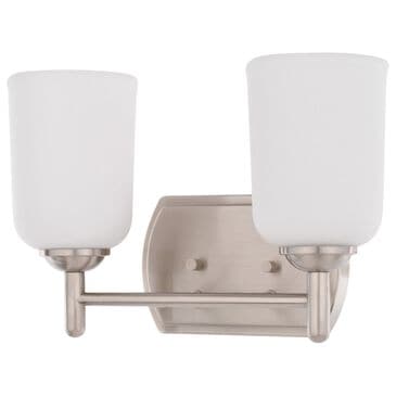Vaxcel Laurelhurst 2-Light Bathroom Vanity in Satin Nickel, , large