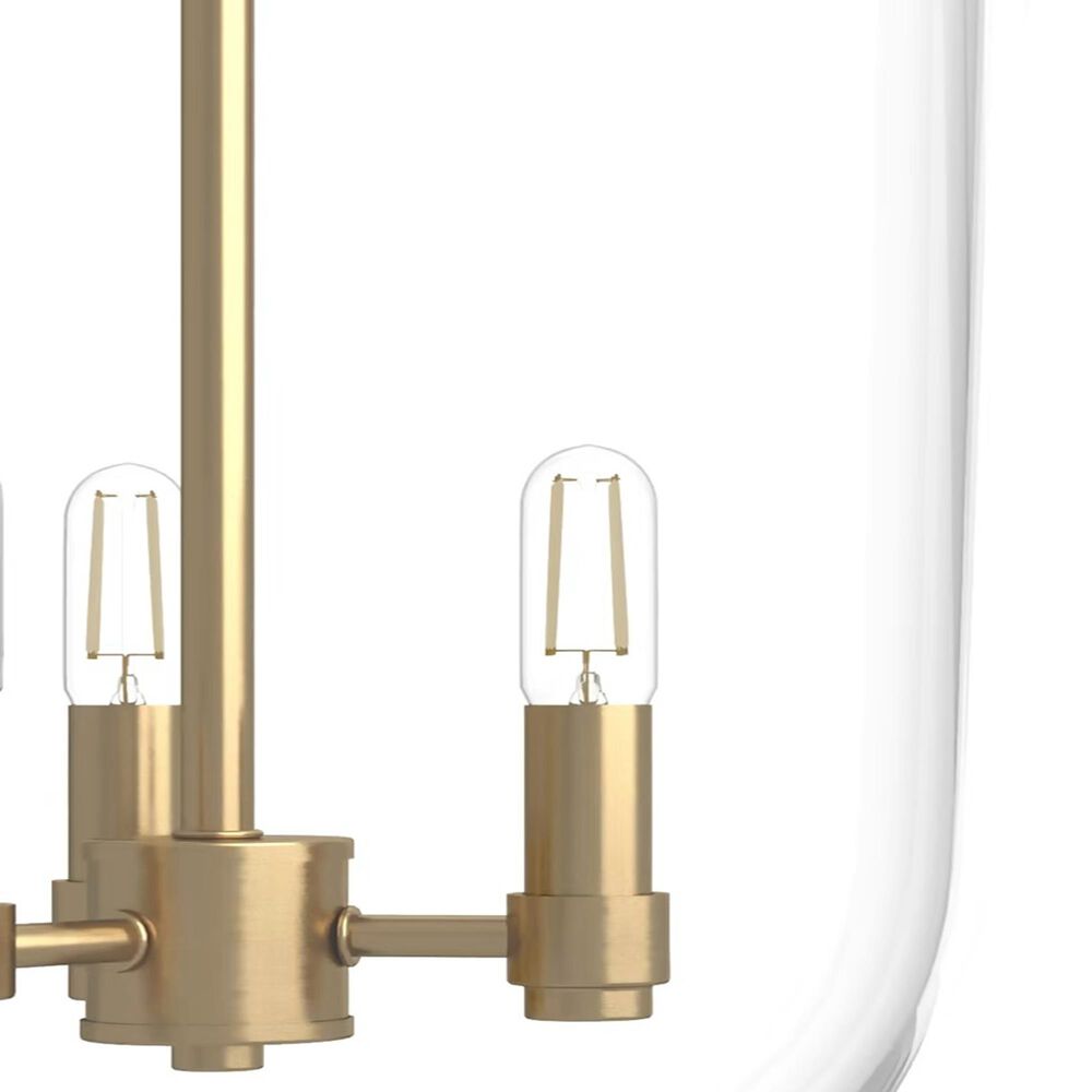 Hunter Sacha 3-Light Cloche Pendant in Alturas Gold, , large