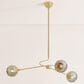 Mitzi Lighting Nyla 3-Light Chandelier in Aged Brass, , large