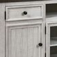 Ashley Havalance 74" TV Stand in Distressed Weathered Gray and Vintage White, , large