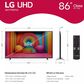 LG 86" Class UT75 Series LED 4K UHD in Black - Smart TV, , large
