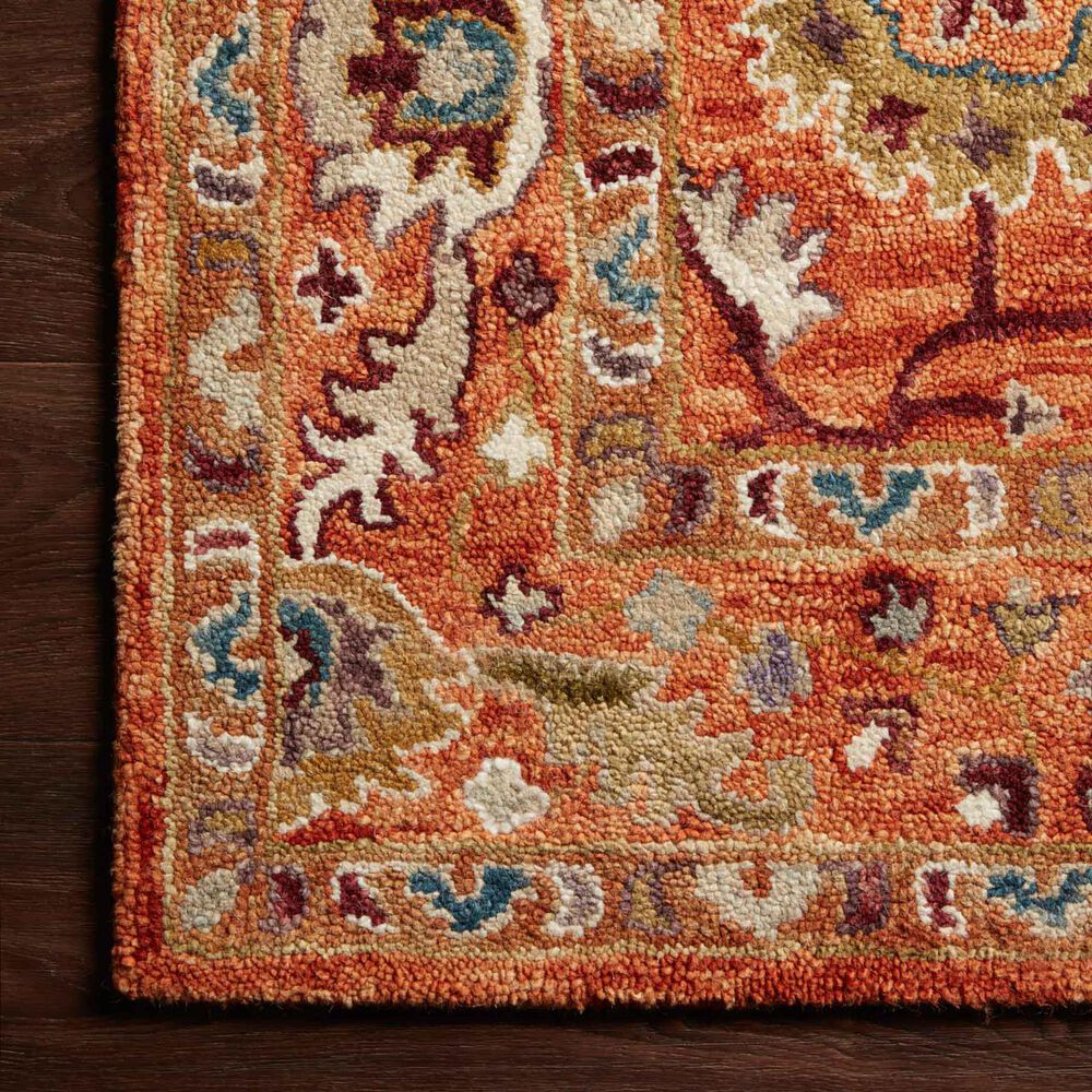 Loloi Padma PMA-01 9&#39;3&quot; x 13&#39; Orange Area Rug, , large