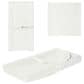 Evolur 3-Sided Changing Pad with 2 Covers in White, , large