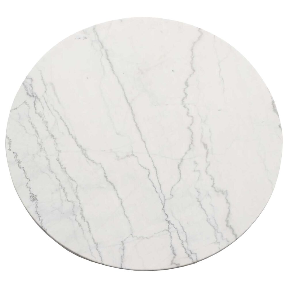 Steve Silver Xena Dining Table in White and Ebony - Table Only, , large