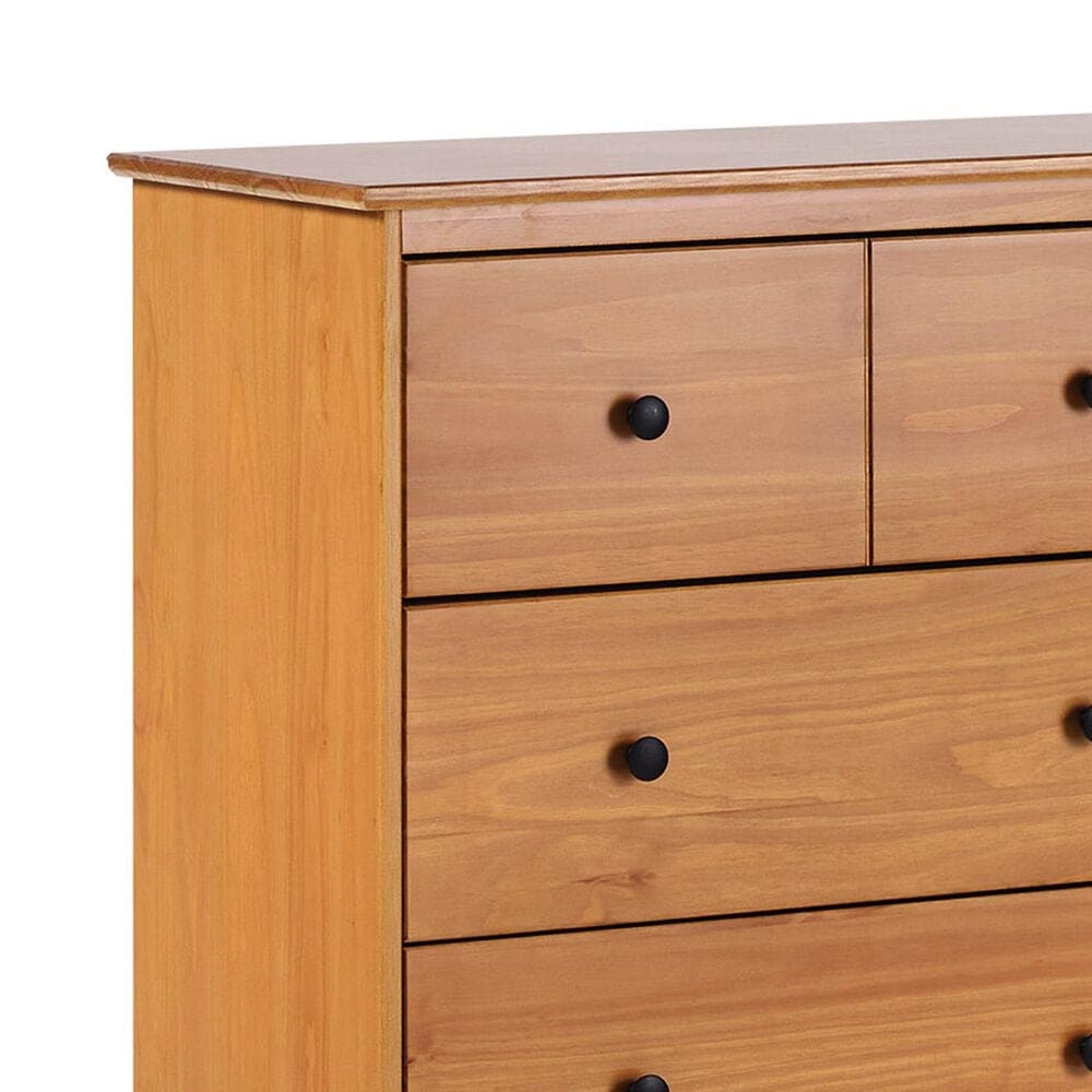 Walker Edison Spencer 6-Drawer Dresser in Caramel, , large