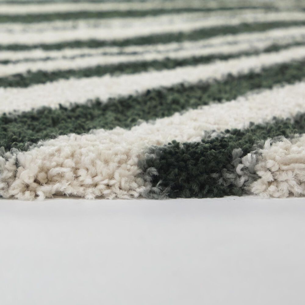 Balta Rugs Stella Elysia Green 5'3" x 7' Area Rug, , large