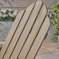 Hearth and Haven Hollywood Outdoor Foldable Adirondack Chair with Straight Armrests in Grey, , large