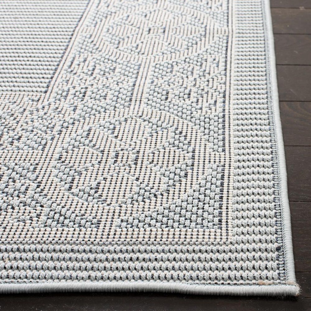 Safavieh Bermuda 4&#39; x 6&#39; Light Blue and Ivory Indoor/Outdoor Area Performance Rug, , large