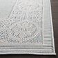 Safavieh Bermuda 4" x 6" Light Blue and Ivory Indoor/Outdoor Area Performance Rug, , large