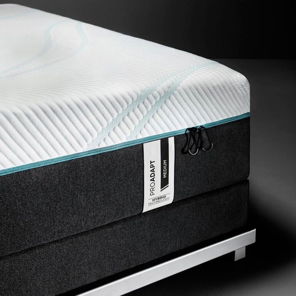 Tempur-Pedic TEMPUR-PROADAPT Medium Hybrid King Mattress with Low Profile Box Spring, , large