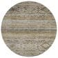 Dalyn Rug Company Karaj KJ4 8" Round Brown Indoor/Outdoor Area Rug, , large