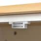 HOMLUX 53" Rolling Mobile Kitchen Island with Solid Wood Top and Locking Wheels in White, , large