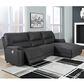 Signature Design by Ashley Henefer 3-Piece Power Reclining Sectional Set in Midnight, , large