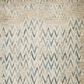 Kas Oriental Rugs Heritage Chevron 2"2" x 7"11" Ivory and Blue Runner, , large