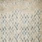 Kas Oriental Rugs Heritage Chevron 2"2" x 7"11" Ivory and Blue Runner, , large
