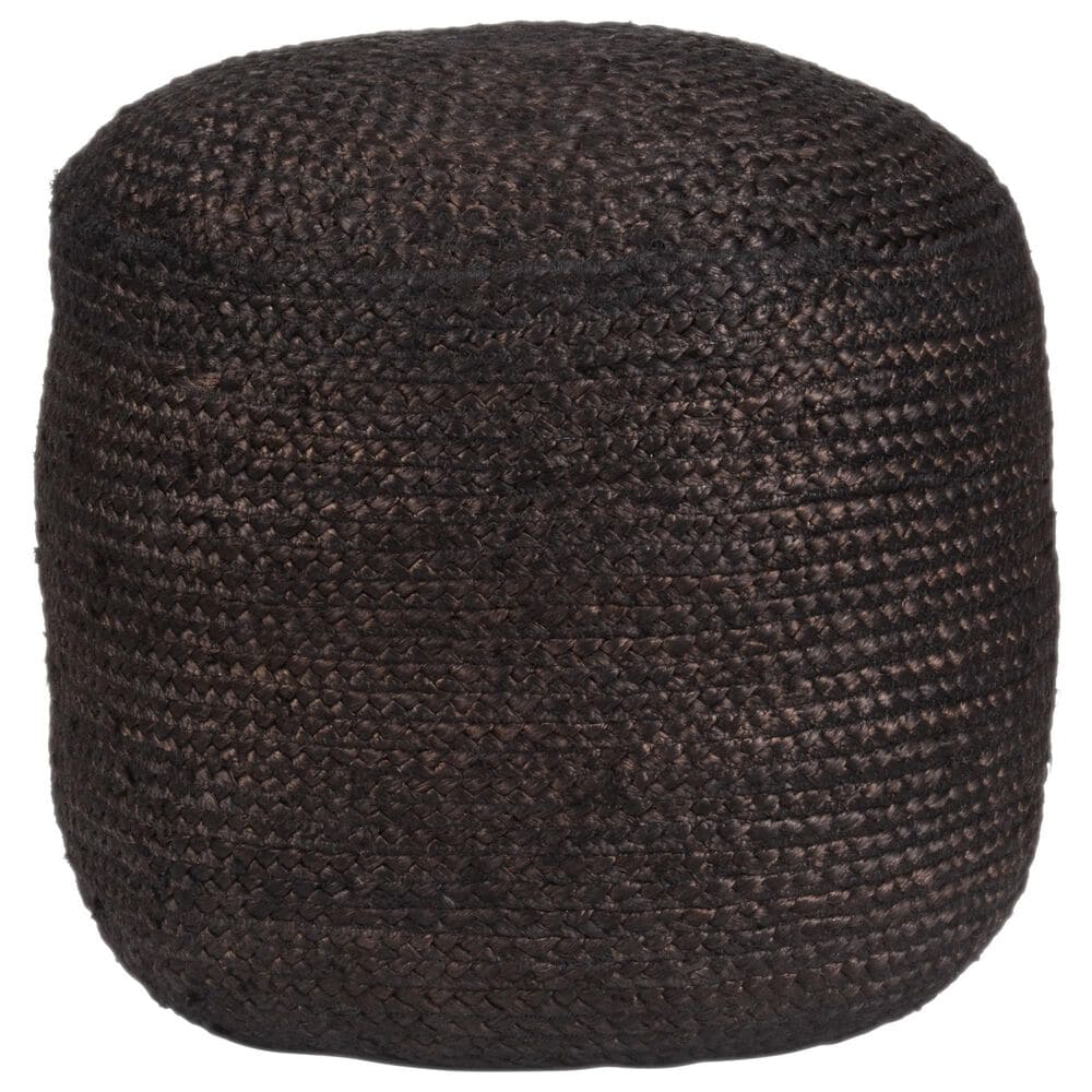 Zuo Modern Lillian Footrest Ottoman in Black, , large