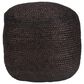 Zuo Modern Lillian Footrest Ottoman in Black, , large