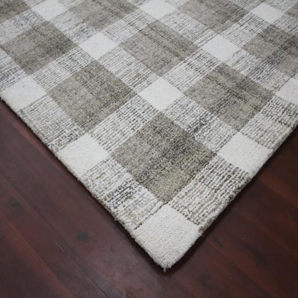 Amer Rugs Tartan 2&#39; x 3&#39; Sand Area Rug, , large