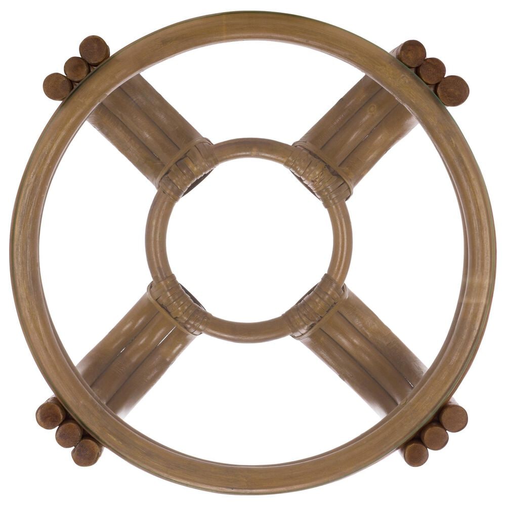 Safavieh Bilian Round Accent Table in Brown, , large