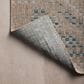 Amber Lewis x Loloi Topanga 5"3" x 7"6" Natural and Aqua Indoor/Outdoor Area Rug, , large