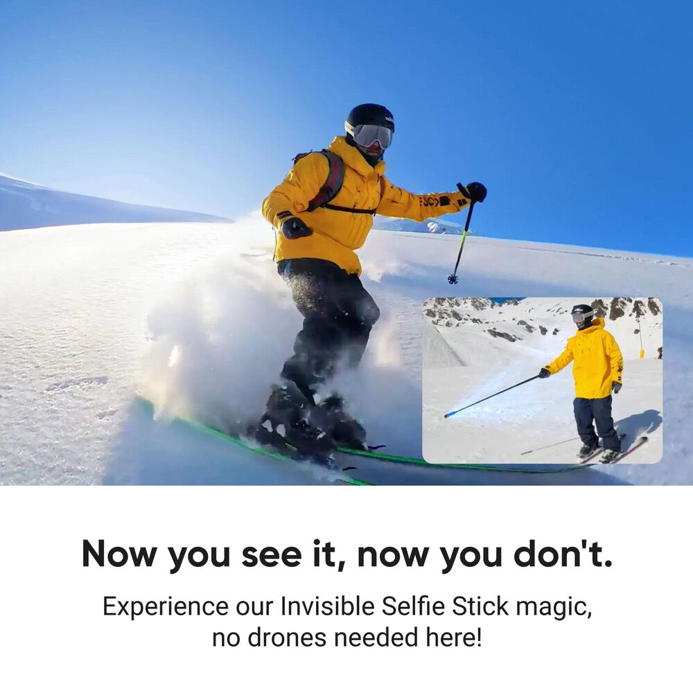 Insta360 114 cm Invisible Selfie Stick in Black, , large