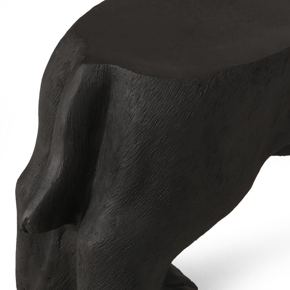 Hearth and Haven Outdoor MGO Dog Bench in Matte Black, , large