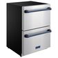 Thor Kitchen Gordon Ramsay 5.4 Cu. Ft. Undercounter Drawer Freezer with Blue Handle Kit in Stainless Steel, , large