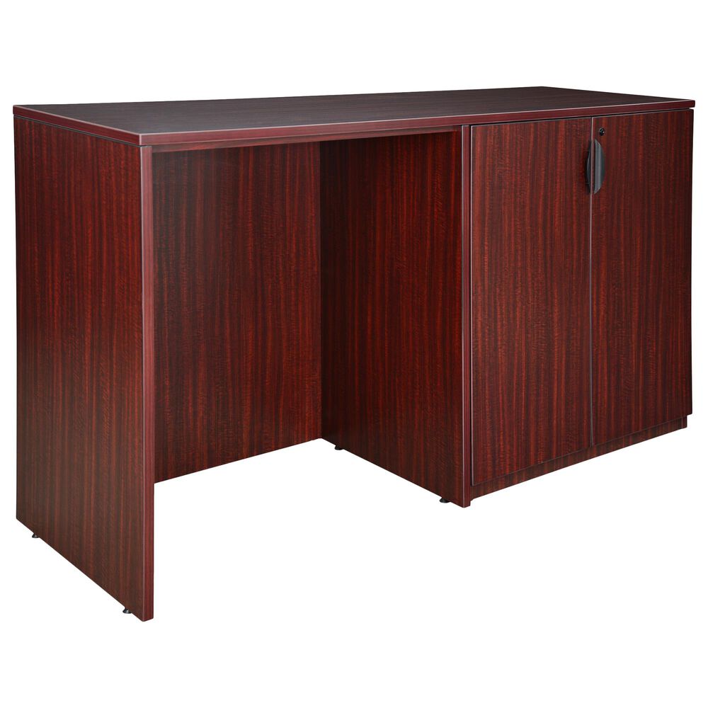 Regency Global Sourcing Legacy Stand Up Side to Side Storage Cabinet & Desk in Mahogany, , large