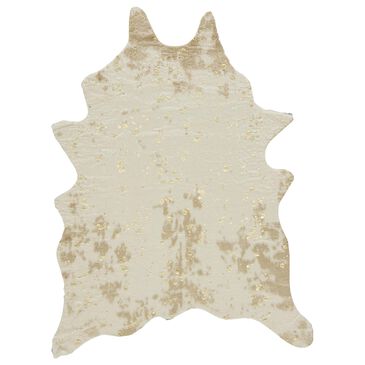 Signature Design by Ashley Jaxith 5" x 7" Ivory and Tan Area Rug, , large