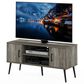 HOMLUX 43.3" TV Stand with 2-Door in French Oak, , large