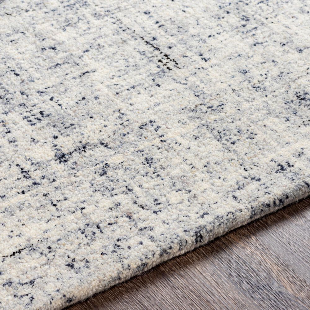 Surya Lucca 2&#39; x 3&#39; Gray, Black and Cream Area Rug, , large