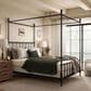 Furniture of America Elliot Full Canopy Bed in Black, , large