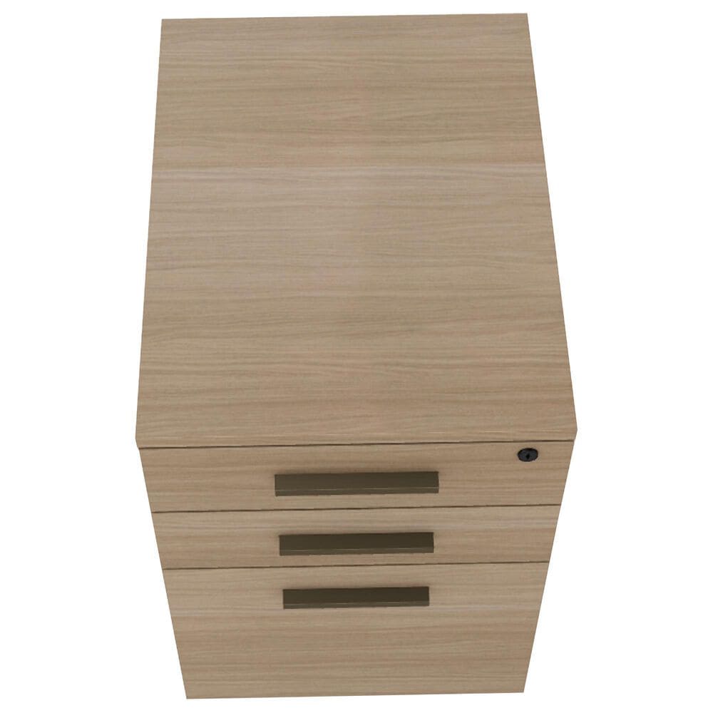 BDI Sequel Studio Mobile File Pedestal in Neo Oak and Bronze, , large