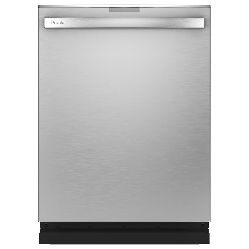GE Profile 24&quot; Built-In Bar Handle Dishwasher with UltraFresh in Fingerprint Resistant Stainless Steel, , large