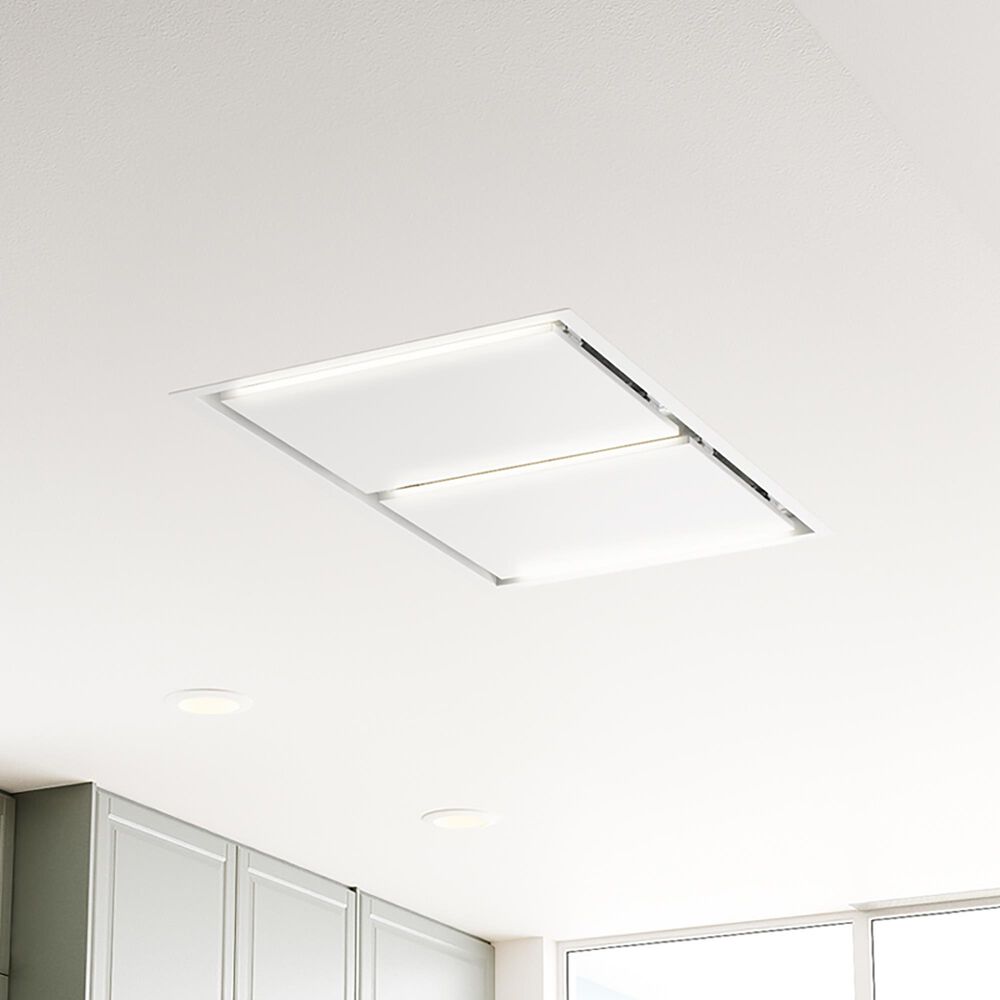 Zephyr Lux 43&quot; Convertible Island Range Hood in White, , large