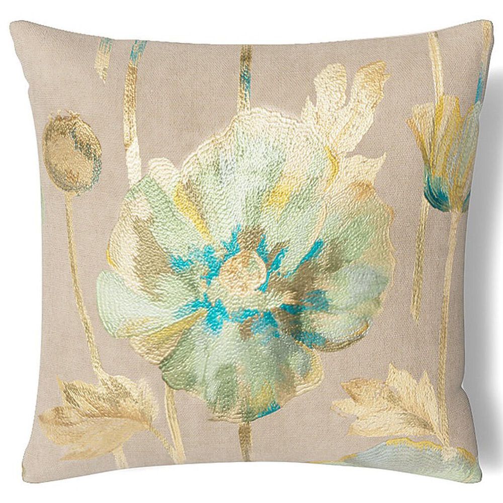Ann Gish Opium 26" Euro Sham in Azure, , large