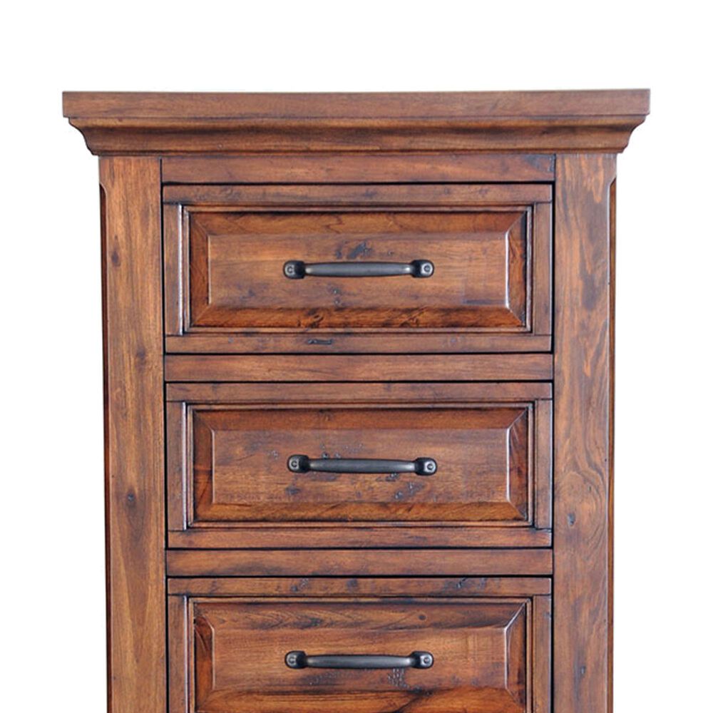 Napa Furniture Design Hill Crest 6-Drawer Lingerie Chests in Dark Chestnut, , large
