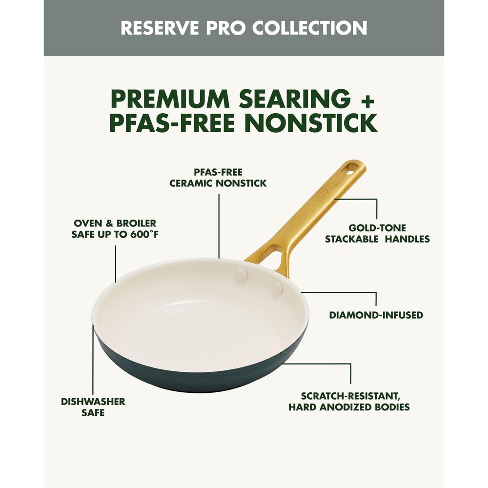 Green Pan Reserve Pro 2-Piece Frypan Set in Spruce, , large
