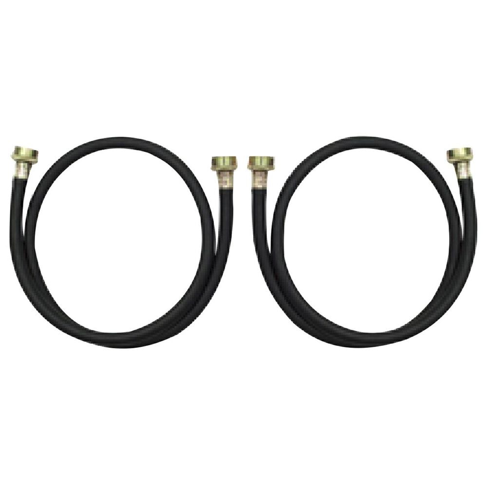 Whirlpool 2-Pack 4" Residential Washer Hoses in Black, , large