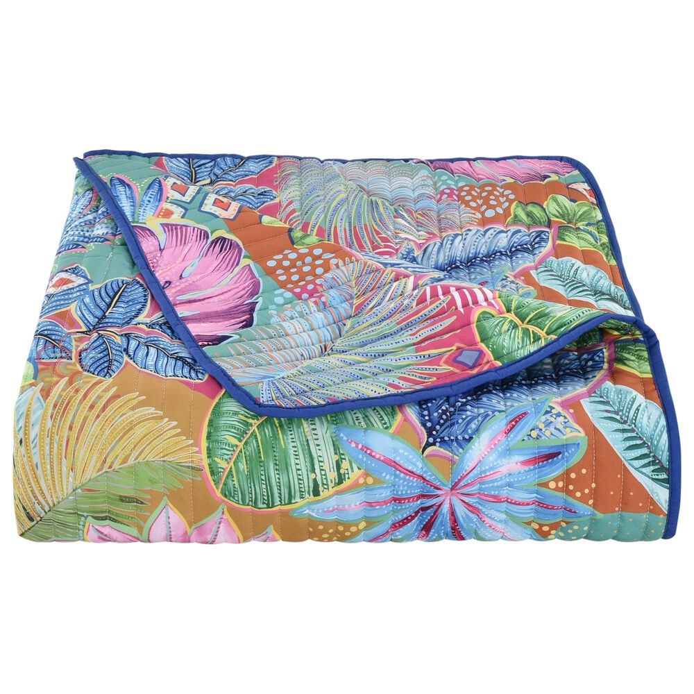 J. Queen Bold Hanalei 3-Piece King/California King Quilt Set in Turquoise, , large