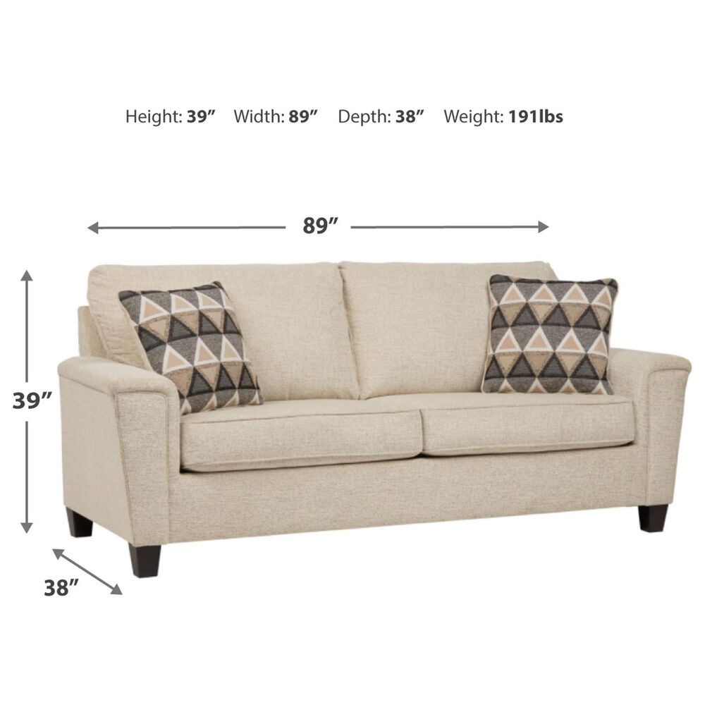 Ashley Abinger Stationary Queen Sofa Sleeper in Natural, , large