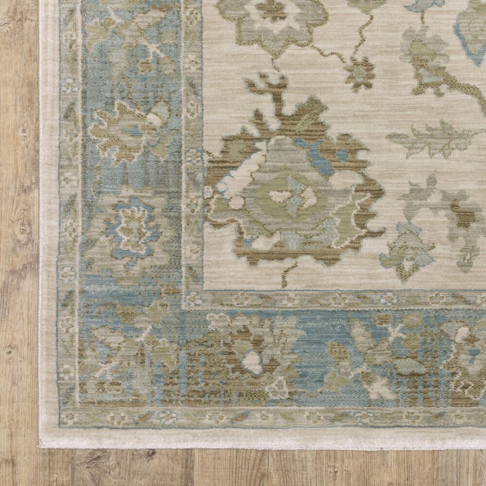 Oriental Weavers Maeve MAE10 Beige and Blue 3&#39;3&quot; x 5&#39; Area Rug, , large