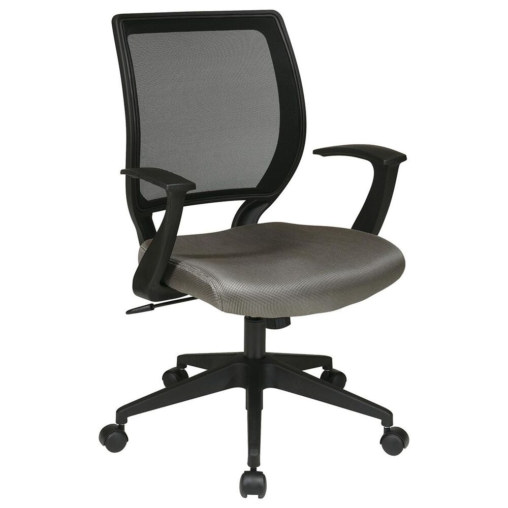 OSP Home EM Series Chair with "T" Arms in Grey, , large