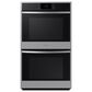Samsung 30" Double Electric Wall Oven with Convection and Steam Cook in Stainless Steel, , large