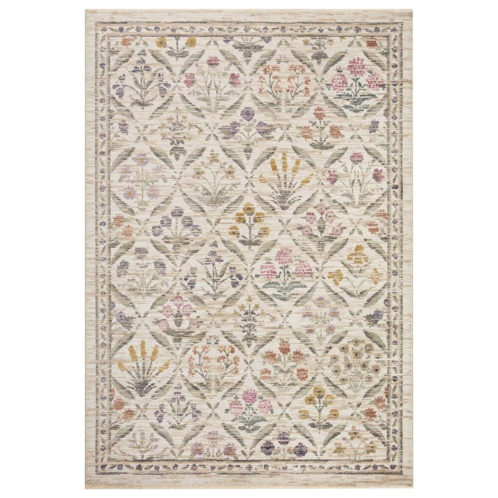 Rifle Paper Co Crafted by Cloth and Company Provence 2"6" x 4" Estee Ivory Area Rug, , large