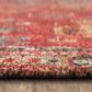 Karastan Zula Mombasa 8" x 10" Red Area Rug, , large