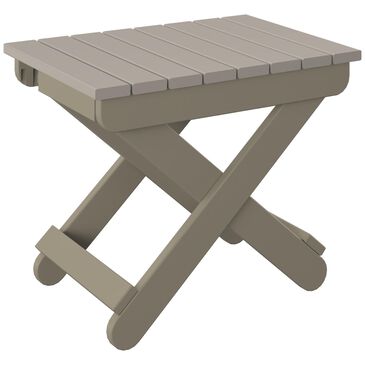 Amish Country Folding End Table in Sand and Weatherwood, , large